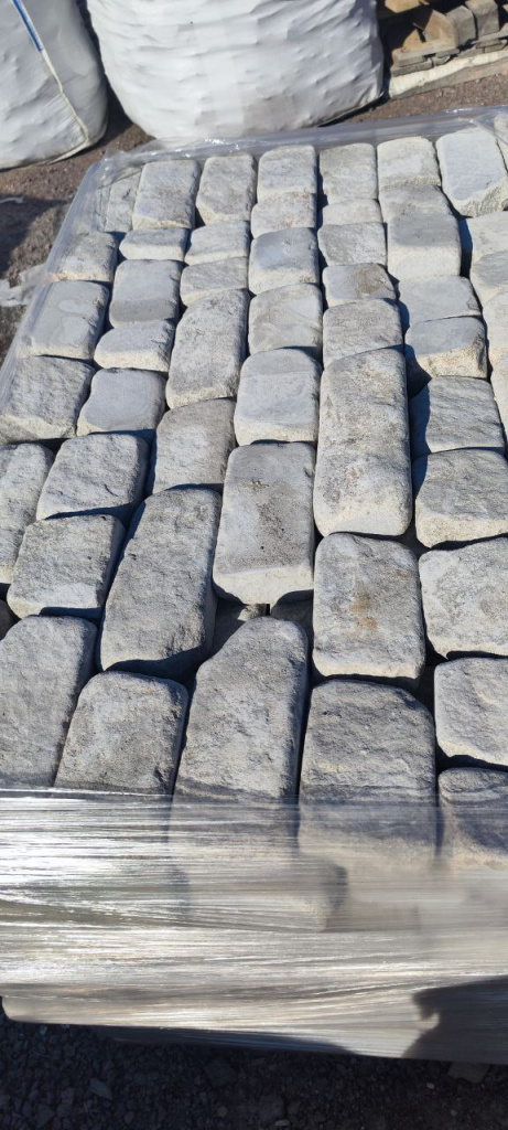 Галтованная брусчатка 100*П*50 из Режевского гранита!