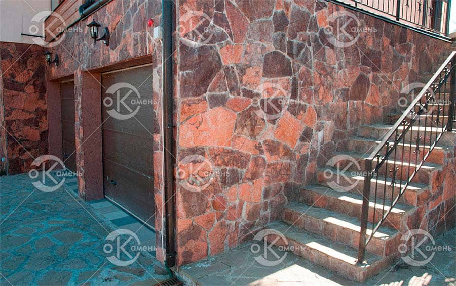 Облицовка сланцем