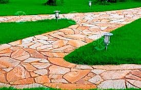 мощение песчаником